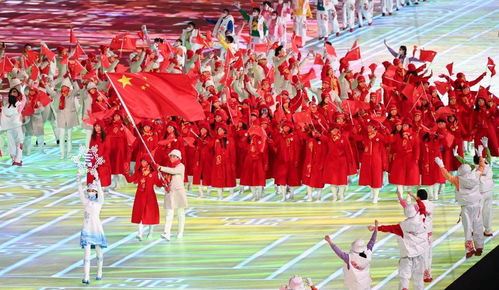北京冬奥会开幕式 中国代表团入场