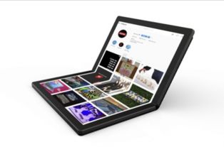 联想展示出全球首款可折叠屏笔记本,属于ThinkPad X1系列