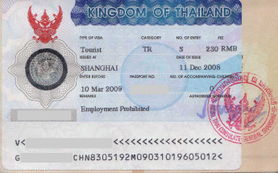 泰国旅游签证 