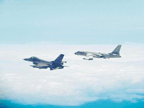 美高官访台之际,解放军战机飞越台湾海峡中线 