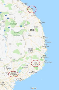 越南岘港在地图上的位置越南胡志明市地址详细地址(越南胡志明到岘港有多远)
