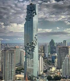 世界上最 危险 的高楼,高度达到314米,稍不注意就要倒塌