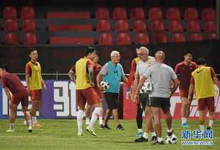 国足在马尔代夫进行第二次赛前训练