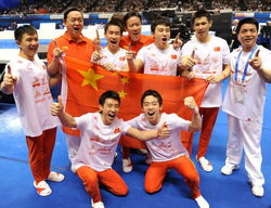 中国男团世锦赛五连冠 第1手势称雄日本 