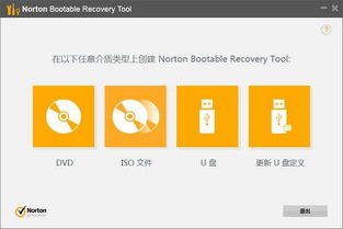 Norton Bootable Recovery Tool Wizard 诺顿启动恢复工具