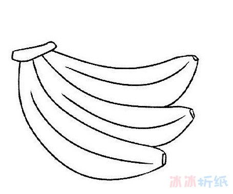 香蕉的图片简笔画彩色(香蕉图片简笔画彩色可爱)