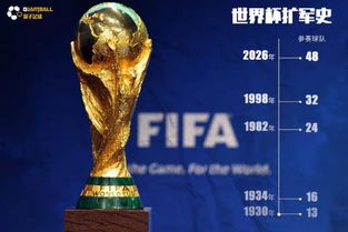 2026年世界杯扩军至48支 中国队进入世界杯几率增加