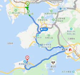 深圳湾口岸到香港机场有多远 