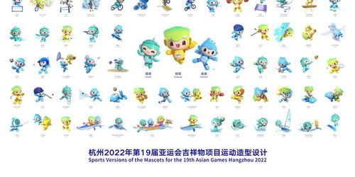 杭州2022年第19届亚运会吉祥物项目运动造型设计发布