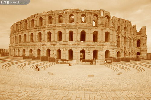 古罗马竞技场图片 著名建筑 建筑名胜 