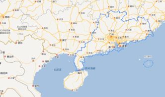 广东与越南交界处地图 