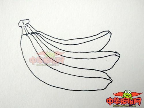 香蕉简笔画 香蕉图片简笔画