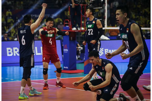 中国男排爆冷横扫世界第一巴西迎世联赛首胜