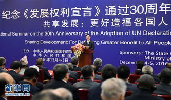 纪念 发展权利宣言 通过30周年国际研讨会 在京开幕