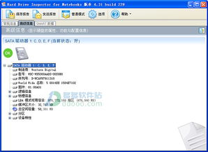 笔记本硬盘检测软件 hard drive inspector for notebooks v4.31.229中文破解版 