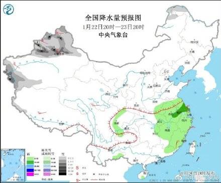 黄淮及其以南地区降水过程持续