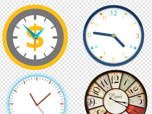 欧式时钟钟表图标卡通闹钟时间素材下载图片 模板 16.39MB 其他大全 标志丨符号 