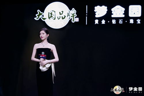 深圳 江疏影盛装出席梦金园珠宝品牌盛典