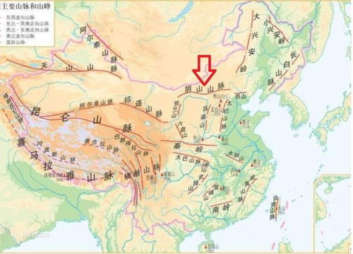 中国山脉地图全图可放大(中国山脉地理图高清版大图)