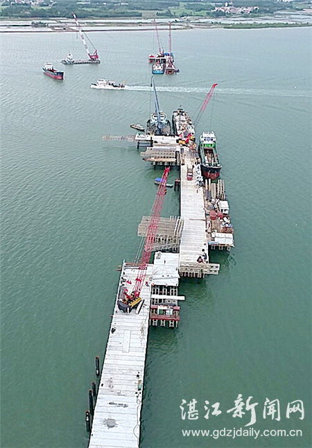 湛江环城高速南三岛大桥项目进展顺利