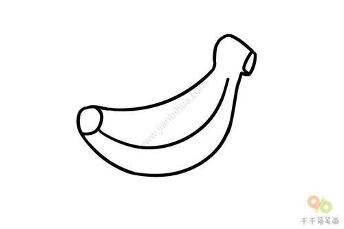 儿童香蕉简笔画(儿童画香蕉简单画法)