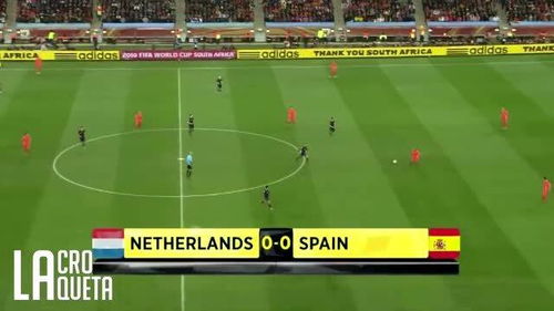 经典回顾 2010年世界杯决赛西班牙加时10荷兰,小白绝杀 