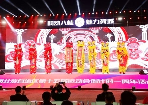 广西第十五届运动会倒计时一周年活动在贵港举行 