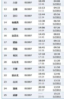 D3042次列车时刻表(d3041列车时刻表)