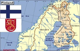 芬兰在地图的哪个位置(芬兰 地图)