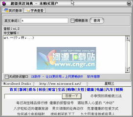超级英汉词典 2.48 简体中文绿色特别版 快速英汉词条互查 显示词条的图片