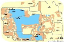 江苏地图 旅游目的地 