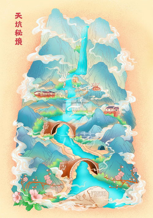 天台山景区导览图(天台山景点线路图)