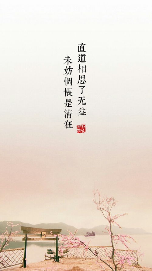 古风 风景 中国风 壁纸 文字 古诗