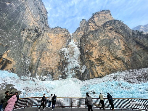 虎年初雪 全国游客可免门票赏云台山冰瀑雪景