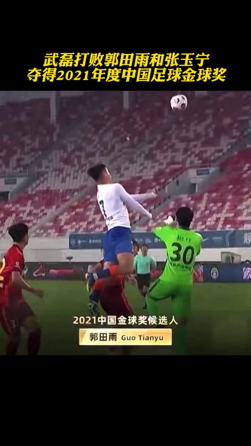 恭喜武磊夺得2021年度中国足球金球奖 