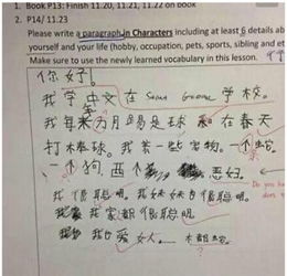 外国人写汉语作文,学英语的人看完这个后,心里瞬间平衡了 笑喷 