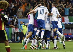 欧洲杯比利时vs意大利晨报 意大利2比0完胜 压哨绝杀
