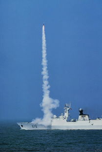 海军054A级新护深海劈波斩浪垂发导弹凶猛瞬间