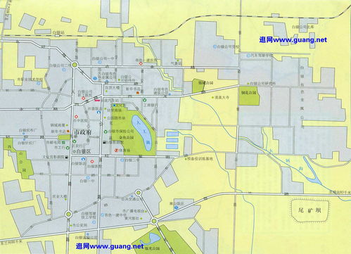 白银市区地图全图,白银市区地图高清版下载 8264户外8264.com 