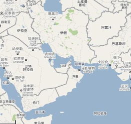 阿联酋迪拜在地图的什么地方 