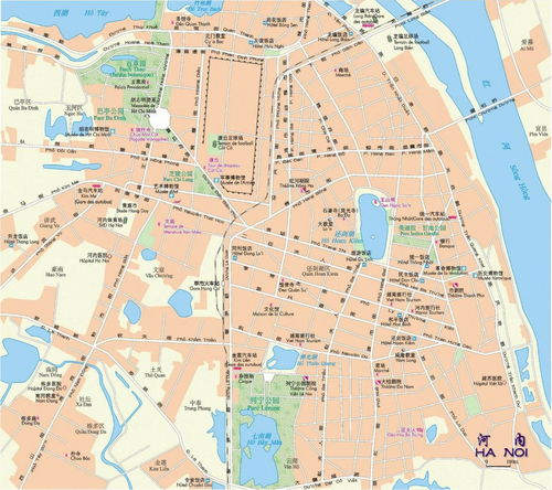 越南河内地图(越南河内地图中文版)