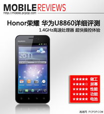1.4GHz处理器 华为Honor荣耀U8860评测 