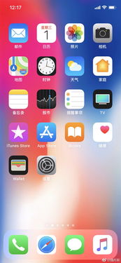 松口气 iPhone X屏幕截图是这样 没有刘海