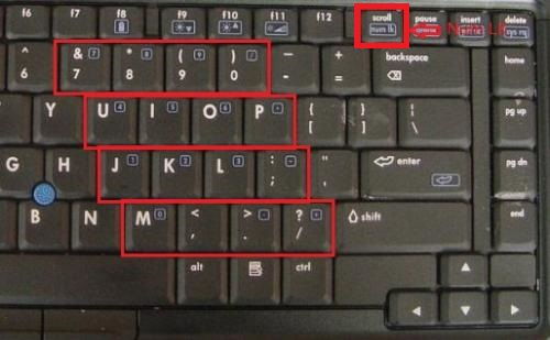笔记本键盘上的1234键按出来是符号怎么切换啊 