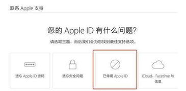 您的Apple ID已被停用怎么办 苹果Apple ID号被禁用的解决办法有哪些 