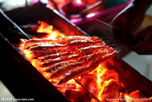 碳火烤虾图片 
