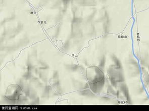 华山地图 华山卫星地图 华山高清航拍地图 