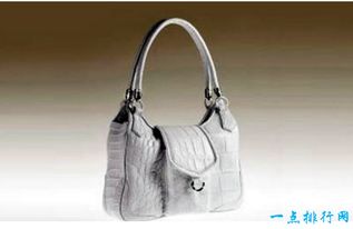 世界上10个最昂贵的手提包品牌排行榜 爱马仕排第三