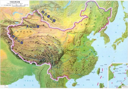 中国地图新疆地理地形图(中国地图 新疆)