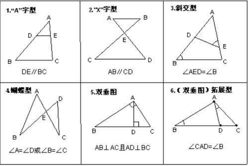 相似三角形对应边和对应角怎么找 